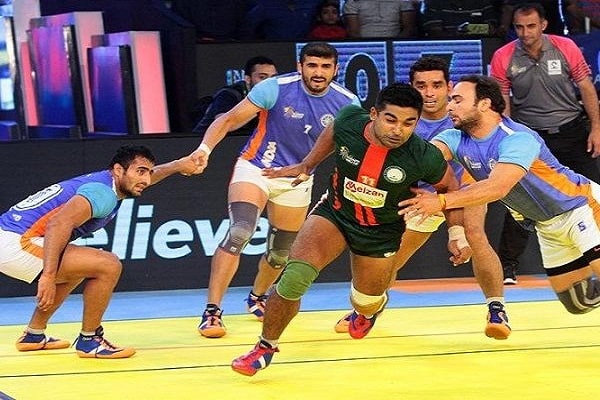 World champion Indian Kabaddi team wins Kenya from 48-19