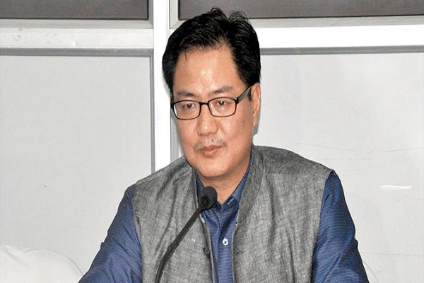 किरेन रिजिजू ने कश्मीर समस्या पर राहुल गांधी पर साधा निशाना