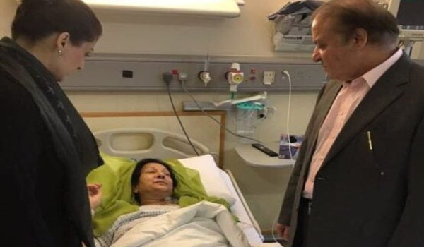 Former Pakistan PM Nawaz Sharif's wife Kulsoom Nawaz's condition 'highly critical'