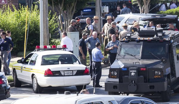 Five dead in shooting at Maryland newspaper office