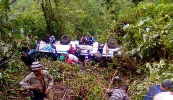 ten killed, 22 injured in Mizoram bus accident