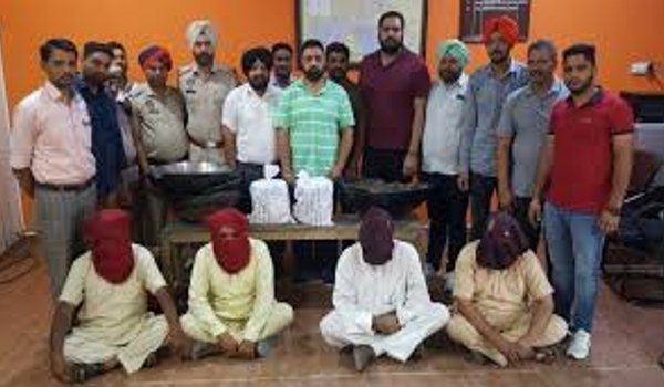 punjab police bust International drug racket, four arrested