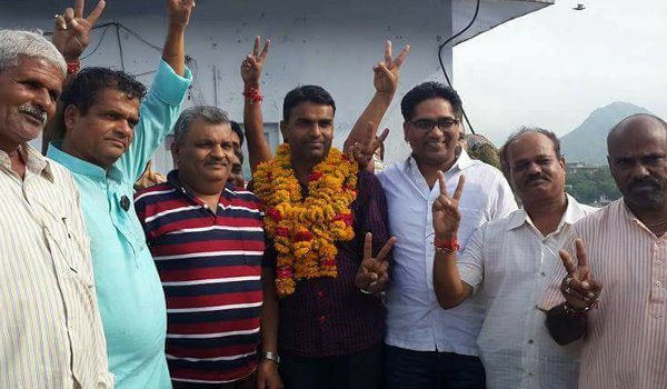 BJP candidate Pushkar Lal bhati wins ward 16 by-election