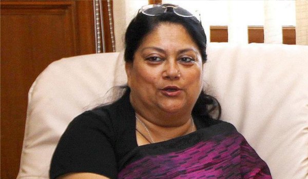chief minister vasundhara raje ill in udaipur