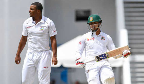 1st test : West Indies beat Bangladesh by an innings and 219 runs
