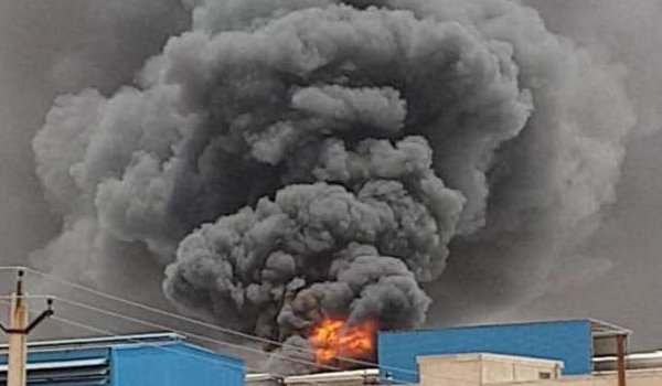 fire in bikaji Bhujia factory of Bikaner