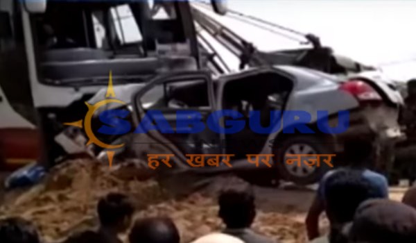 Couple dies in car-bus collision in Bikaner