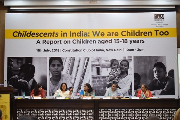 CRY Report launch on children between 15-18 years in India