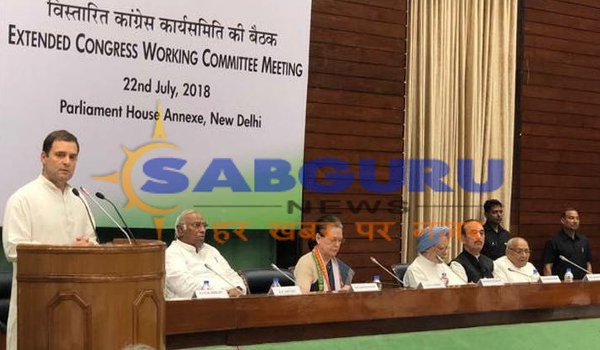 new CWC first meets under rahul gandhi leadership