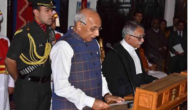 Kaptan Singh Solanki takes oath as Governor of Himachal Pradesh