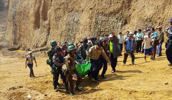landslide at Myanmar jade mine killed at least 15, injured 45