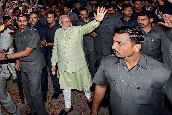 Security arrangements for Narendra Modi's rally in Midnapore