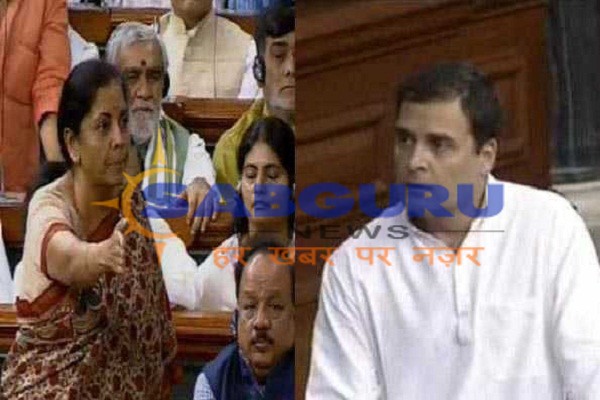 Nirmala Sitharaman speaks falsehood in Modi's speech: Rahul Gandhi