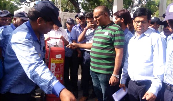 HPCL Petrol pumps employees get fire safety tips