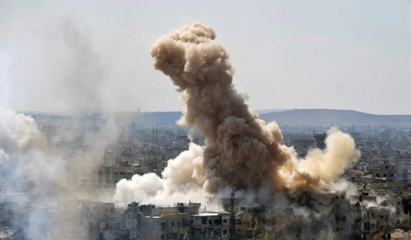 Air strike in eastern Syria kills at least 28 people