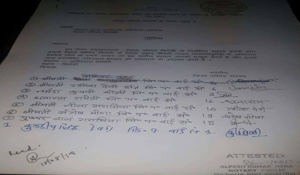 सोशल मीडिया पर वायरल हो रहा अविश्वास प्रस्ताव का प्रस्ताव।