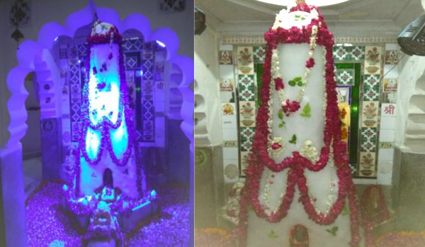 Sahastradhara in prithvinath mahadev mandir at Collectorate in ajmer