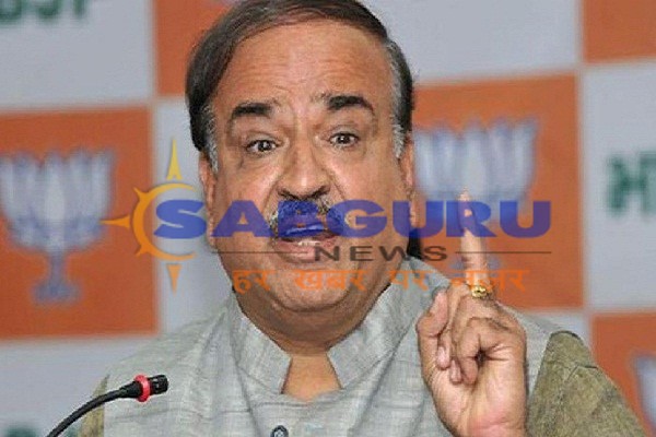 संसदीय कार्य मंत्री अनंत कुमार