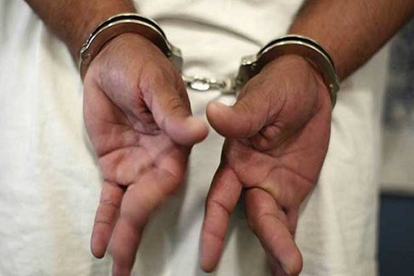 Lokayukta police arresting Sarpanch for taking bribe