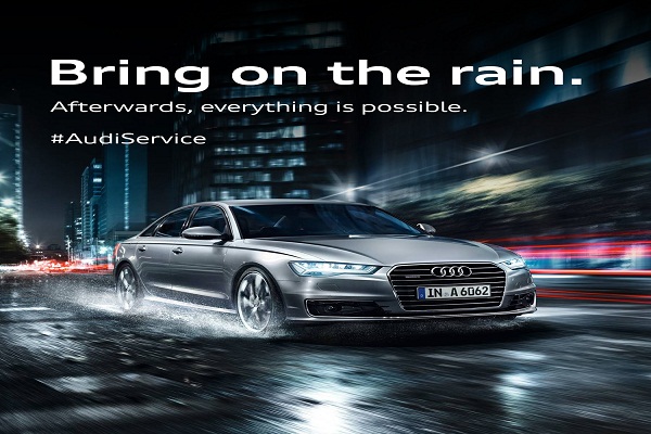 Audi launches exclusive launch offer on 'Bring on the Rain'