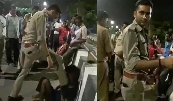 Two policemen suspended for thrashing auto driver in Lucknow