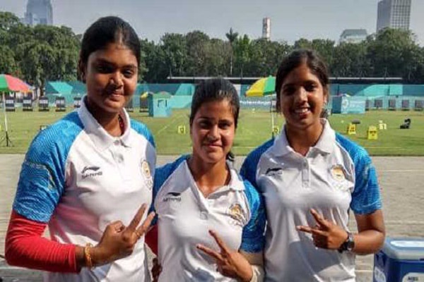  Indian compound women archery team gets silver medal