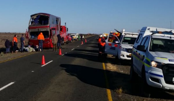 ten killed, 30 injured in South Africa bus accident