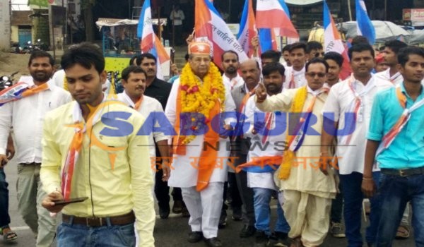 bharat vahini party rajasthan chief ghanshyam tiwari visits rajsamand