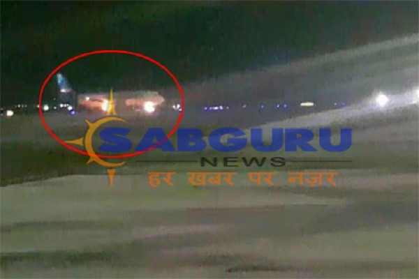 Jazeera Airways fire on fire, passenger safe