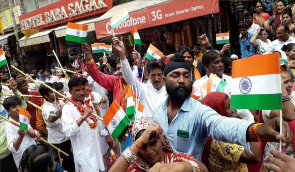 kanwar yatra at Dargah area in Ajmer