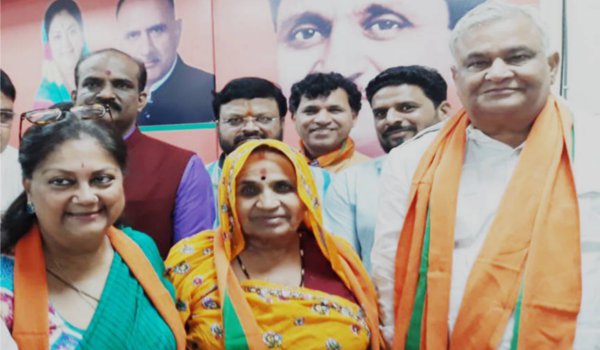 Raje government has decided to withdraw cases lodged against mp kirodi lal meena and his wife mla golma devi