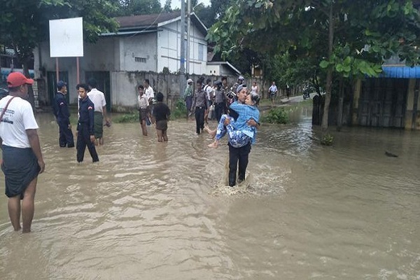Dam broke down in Myanmar, 85 villages were submerged