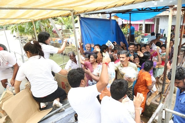 Narayan Seva Sansthan extends support to flood affected areas of Kerala