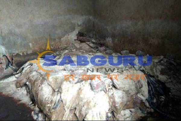 Eighty hundred cattle skins recovered illegally in Amroha