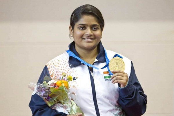 Rahi Sarnobat wins gold medal in Asian Games