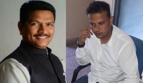 अजमेर नगर निगम के वार्ड चार से भाजपा पार्षद राजेन्द्र सिंह पंवार तथा जेईएन राजेश मीणा।