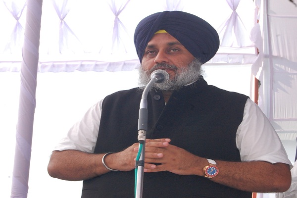 Sukhbir Singh Badal speech Akali Dal will contest Vish elections in Haryana
