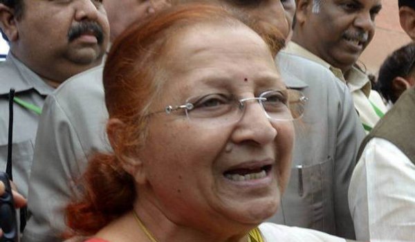 Lok Sabha Speaker Sumitra Mahajan
