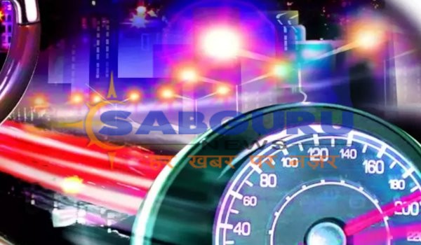 Scooty rider young woman death in road accident in Jaipur