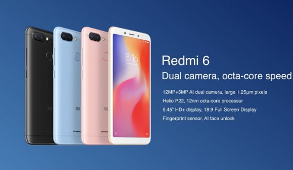 Xiaomi Redmi 6, Redmi 6A and Redmi 6 Pro launched, prices start at 5999, sale starts september 10