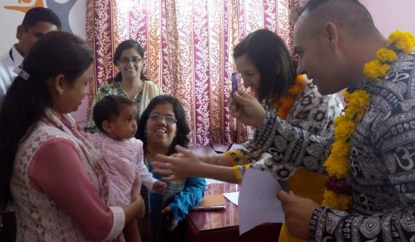 international adoption : Spanish couple adopts ajmer baby girl