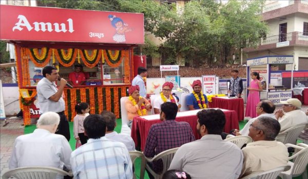 amul parlour at swastik motors petrol pump in ajmer