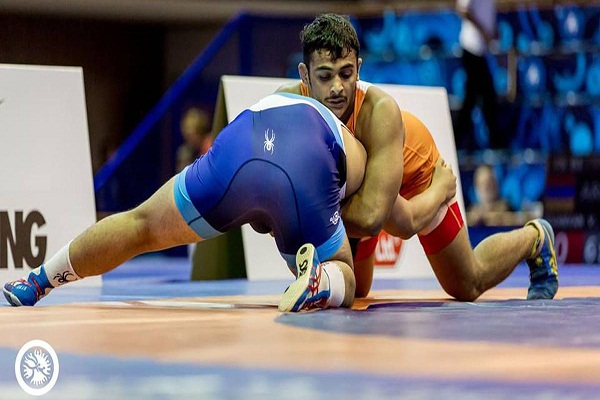 Deepak Punia silver medal in Junior World Wrestling Competition in Tranva