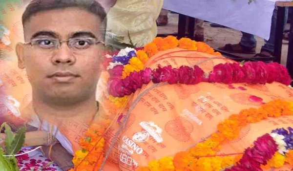 IPS Surendra Kumar Das funeral in lucknow