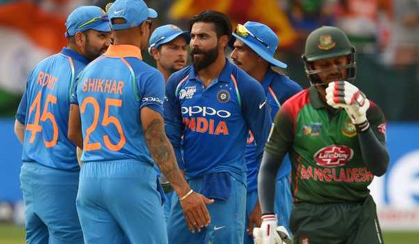 asia cup 2018 : Ravindra Jadeja makes roaring comeback as India dismiss bangladesh for 173