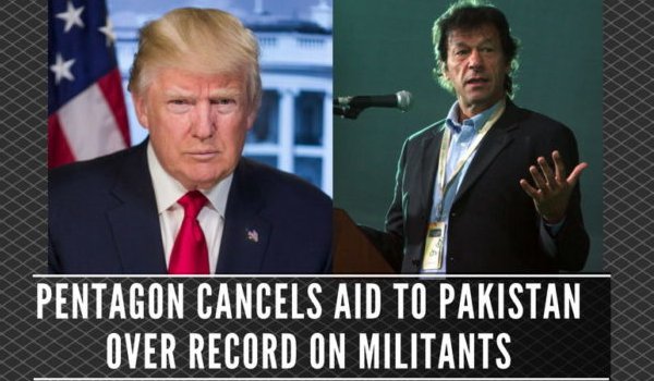 pentagon cancels aid to pakistan over record on militants