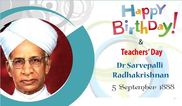 dr sarvepalli radhakrishnan was born on 5 september