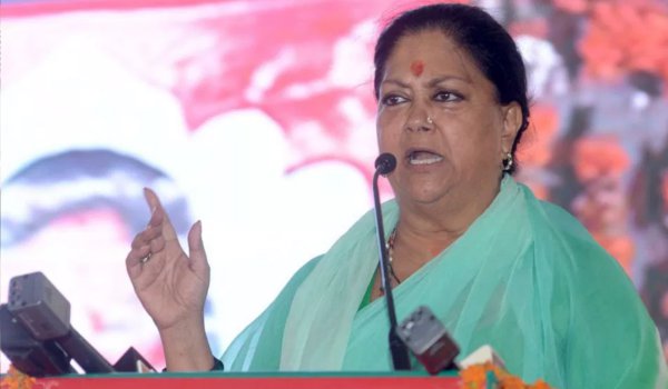 Rajasthan chief minister Vasundhara Raje