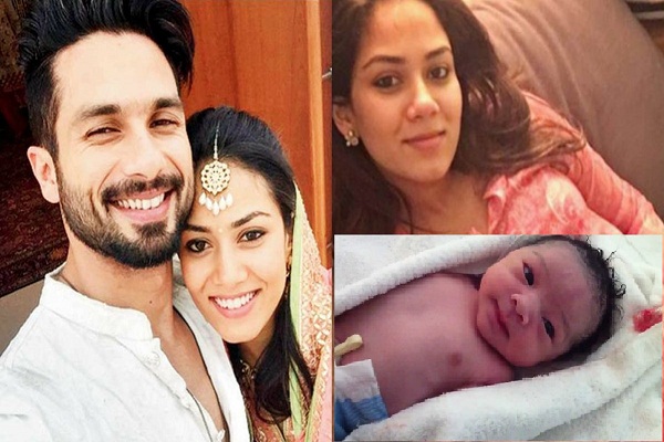 Shahid kapoor and Meera rajput gave birth to son in hindi