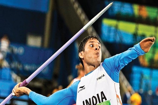 Sunder Singh Gurjar won the silver medal in javelin throw